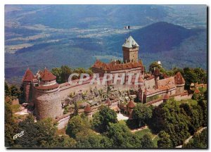 Modern Postcard Chateau Haut Koenigsbourg (Bas Rhin) Alt 757 m