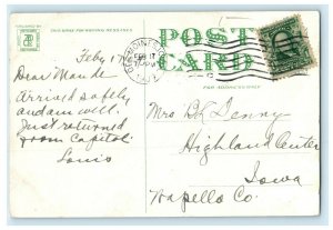 1909 Governor's Room State Capitol Des Moines Iowa IA Antique Postcard
