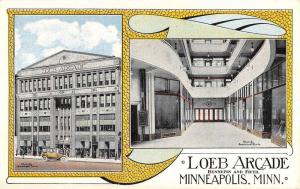 Minneapolis Minnesota Loeb Arcade Multiview Antique Postcard K91501