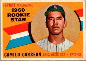 1960 Topps Baseball Card Camilo Carreon Chicago White Sox sk10531