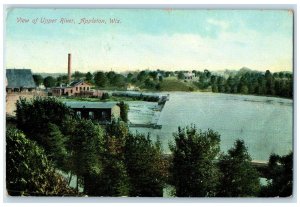 1908 View Of Upper River Grove Building Appleton Wisconsin WI Posted Postcard