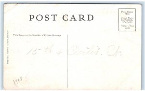 DENVER, CO Colorado ~ Interior The FAMOUS CAFE 1908 Roadside Postcard 