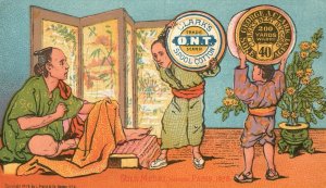 1879 Clark's Spool Cotton O.N.T. Six Color Sole Agent Pub. L. Prang & Co Boston