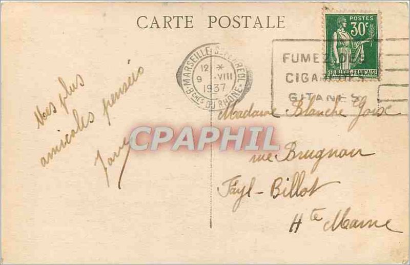 Old Postcard Marseille
