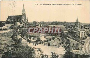 Postcard Old Surroundings of Rouen Bonsecours view of the plateau