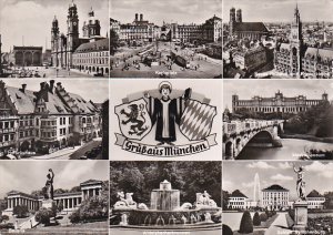 Greetings Gruesse Aus Muenchen Germany Multi View Photo