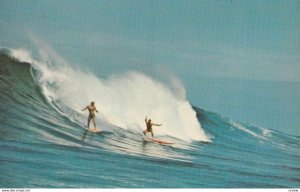 Sunset Beach, Hawaii, 1950-60s; Surfing