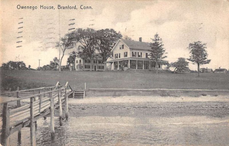 Branford Connecticut Owenego House Vintage Postcard AA25072