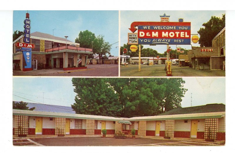 AR - Forrest City. D & M Motel & Shell  Gas Station  