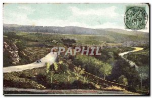 Old Postcard L & # 39Auvergne View Roche breakthrough