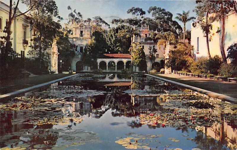 The beautiful Lily Pond Balboa Park San Diego California  