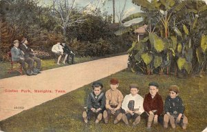 Memphis Tennessee Gaston Park Vintage Postcard AA9108