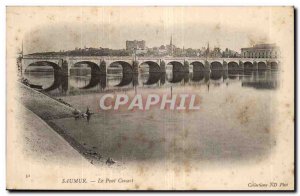 Saumur Old Postcard Cessart dock