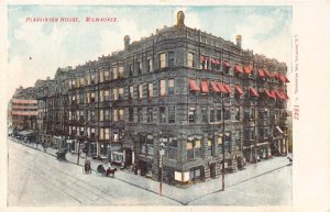 MILWAUKEE WISCONSIN~PLANKINTON HOUSE HOTEL~1900s KROPP #1843 PUBL POSTCARD