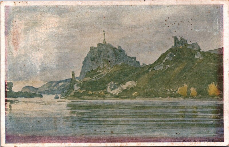 Slovakia Dévény Devín Vintage Postcard C161