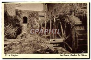 Postcard Old water mill Fougeres The four mills of the castle