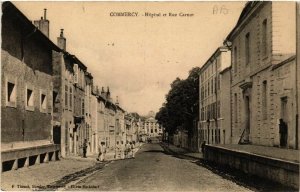 CPA COMMERCY - Hopital et Rue Carnot (631384)