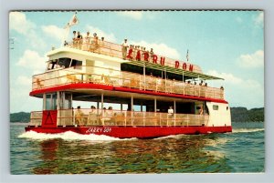 Lake Ozark MO- Missouri, Larry Don Cruise Boat, Chrome c1970 Postcard