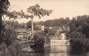 Springfield Vermont Black River From Mineral St., Real Photo Vintage PC U7537