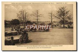 Postcard Old Man Black negro Little Servants of the Sacred Heart Missionaries...