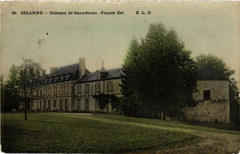 CPA SEZANNE-Chateau de Sans-Souci Facade Est (346332)