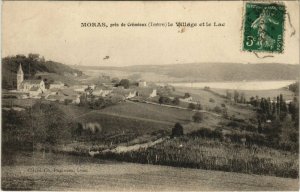 CPA MORAS pres de CRÉMIEUx - le Village et le Luc (123930)