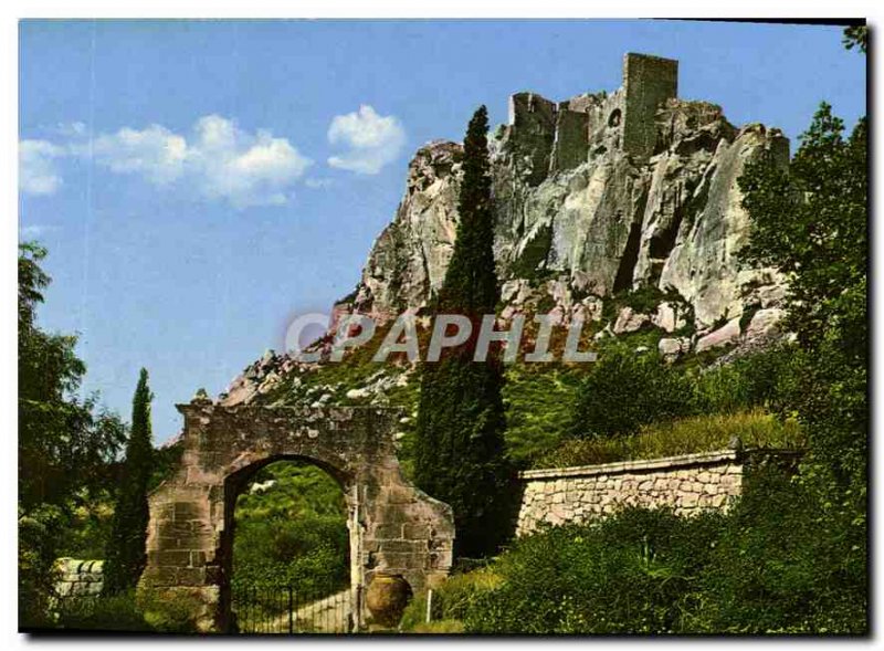 Modern Postcard The Heart of Provence's Baux de Provence the Dungeon monument...