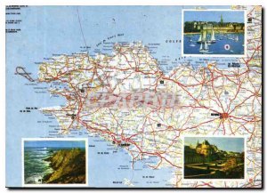 Postcard Modern Brittany Saint Malo to Pointe du Raz Tour du Connetable in Va...