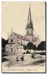 Mourmelon le Grand Old Postcard L & # 39eglise