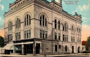 Illinois Rockford Svea Music Hall 1912