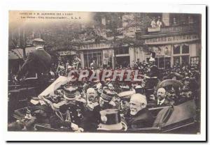 Visit SML Alfonso XIII in Paris Old Postcard Les Halles Five minutes & # 39ar...
