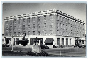 c1950's Lewis & Clark Hotel & Restaurant Building Mandan North Dakota Postcard