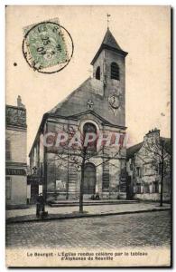 Le Bourget Old Postcard L & # 39eglise made famous by the table d & # 39Alpho...