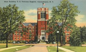 Canandaigua NY, New York - Main Building Veterans Hospital - Linen