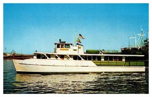 Postcard BOAT SCENE Houston Texas TX AQ5237