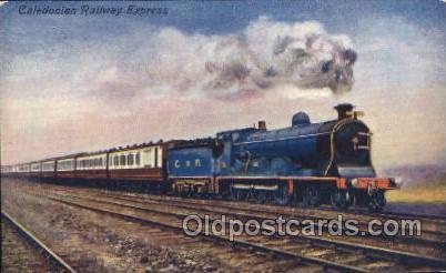 Caledonian Railway Express Train Locomotive  Steam Engine Unused close to per...