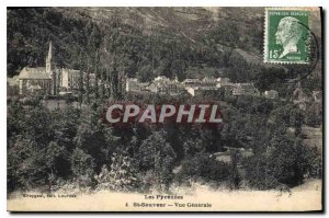 Old Postcard The Pyrenees St Sauveur General view