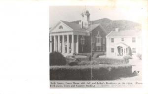 Warm Springs Virginia Bath Court House Real Photo Antique Postcard K67962