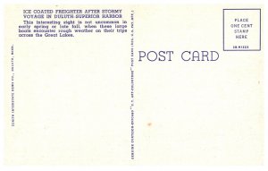 Minnesota  Deluth-Superior Ice Coated Freighter