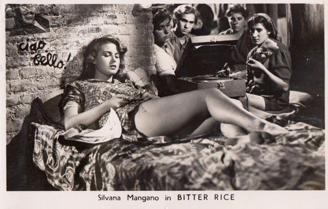 Silvano Mangano in Bitter Rice Vintage Photo