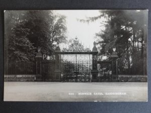 Norfolk SANDRINGHAM Norwich Gate - Old RP Postcard by H. Coates of Wisbech
