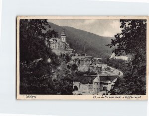 Postcard Palota-szálló a függőkertekkel, Lillafüred, Hungary