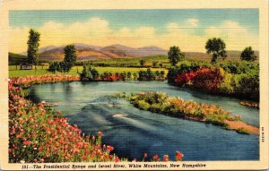 Presidential Range Israel River White Mountains New Hampshire NH Postcard Unused 