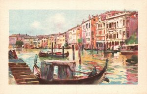 Vintage Postcard 1910's Venezia The Grand Canal Ca D'Oro Italy