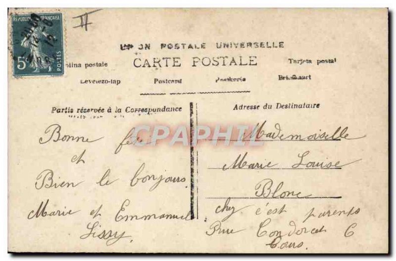 Old Postcard Marie Surname