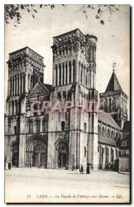 Postcard Old Caen's Facade of the Abbaye aux Dames