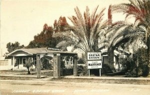 Gretna Green Marriage Service Yuma Arizona #f35 1945 RPPC Photo Postcard 13489