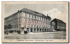 Old Postcard Wiesbaden Neues Museum New Museum New Museum