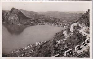 Switzerland Lugano Panorama Monte San Salvatore e Monte Rosa