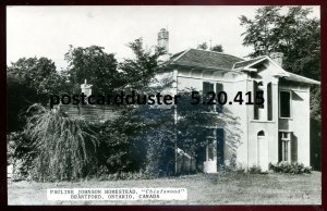 h3479 - BRANTFORD Ontario 1961 P.Johnson Homestead. Real Photo Postcard